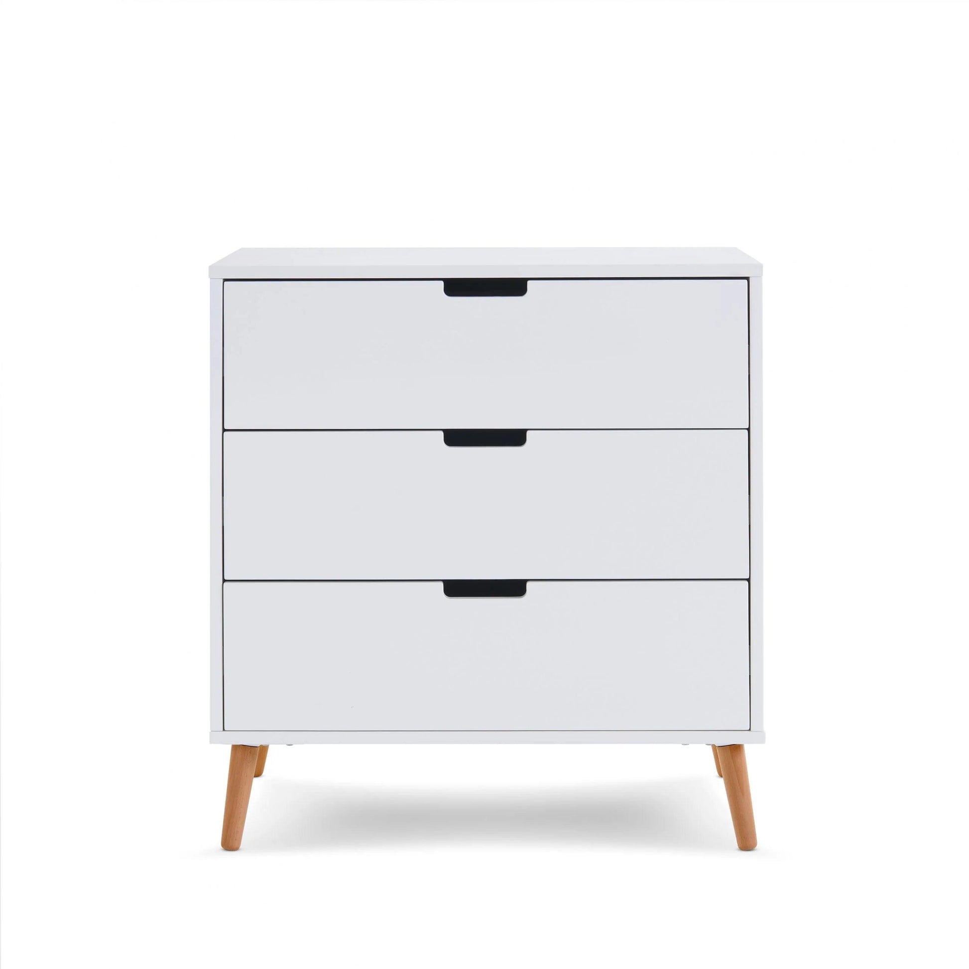 Obaby Maya 2 Piece Room Set - White with Natural-Dreamy Nursery