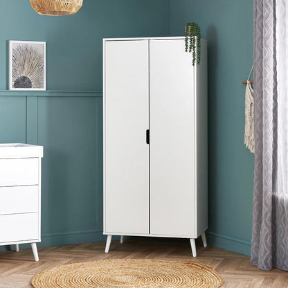 Obaby Maya 3 Piece Room Set - Nordic White-Dreamy Nursery
