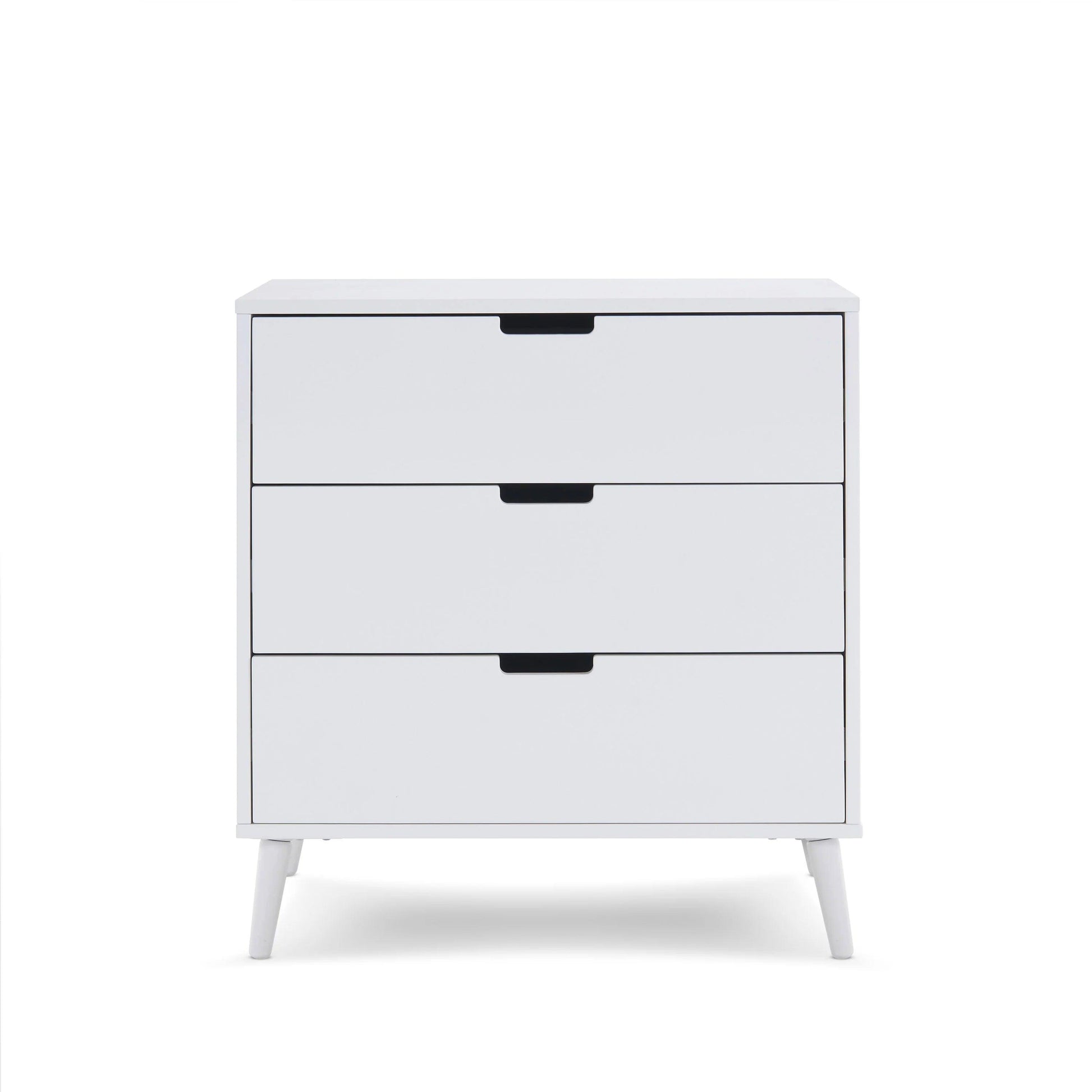 Obaby Maya 3 Piece Room Set - White with Acrylic-Dreamy Nursery