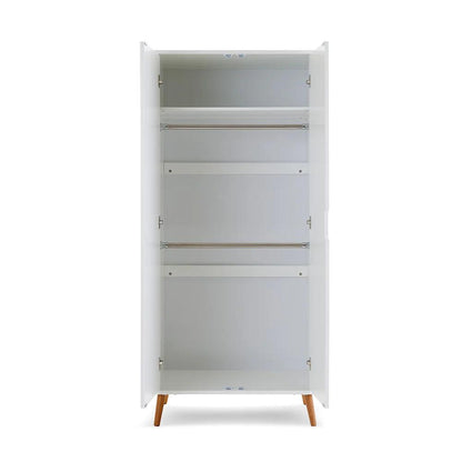 Obaby Maya 3 Piece Room Set - White with Natural-Dreamy Nursery