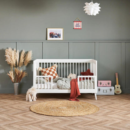 Obaby Maya Cot Bed - Nordic White-Dreamy Nursery