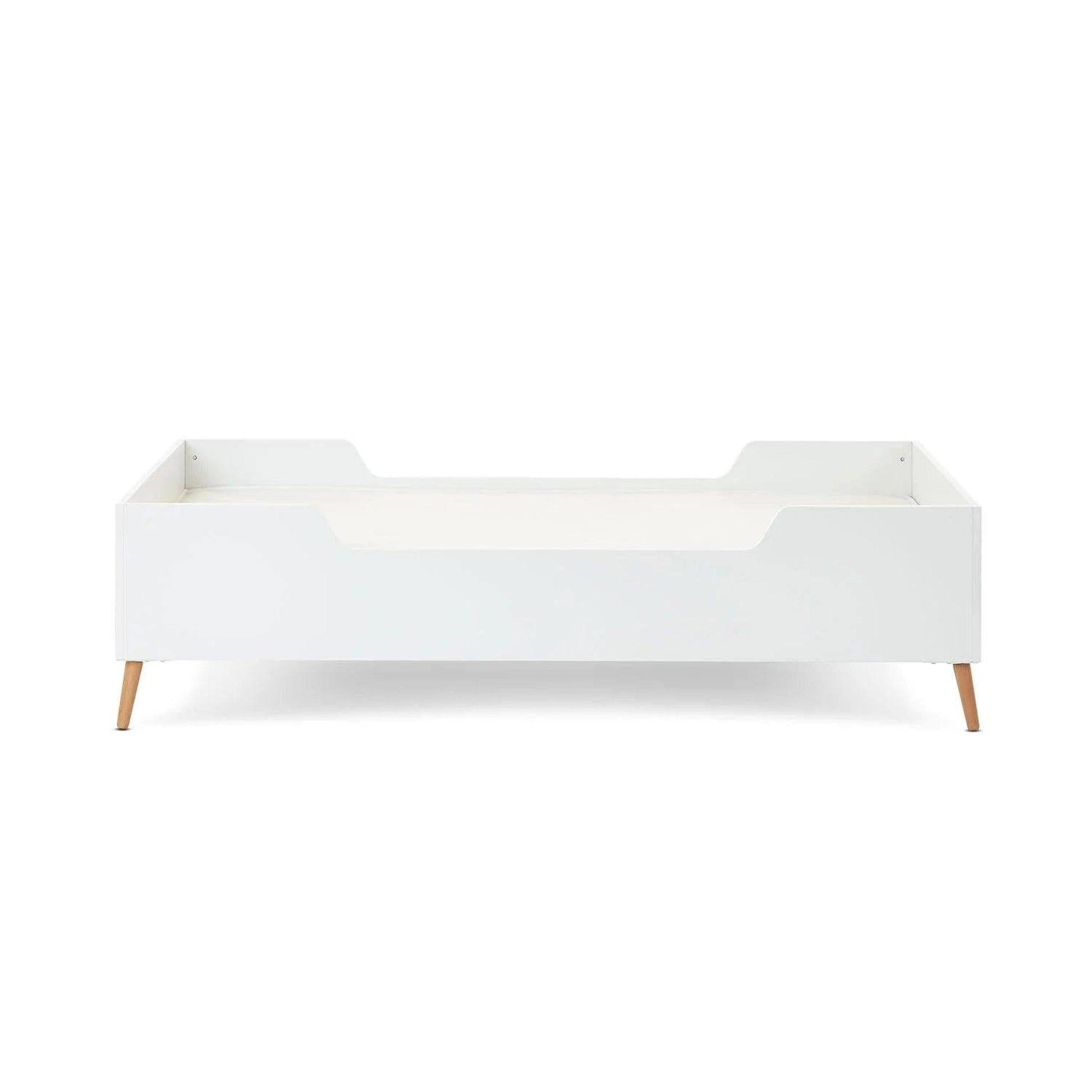 Obaby Maya Single Bed - White with Natural-Dreamy Nursery