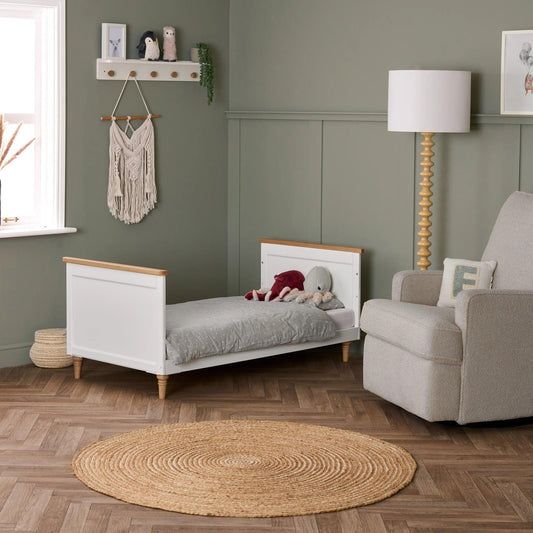 Obaby Orla 3 Piece Room Set - White with Oak-Dreamy Nursery