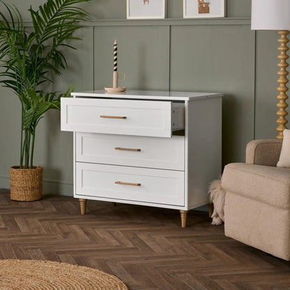 Obaby Orla 3 Piece Room Set - White with Oak-Dreamy Nursery