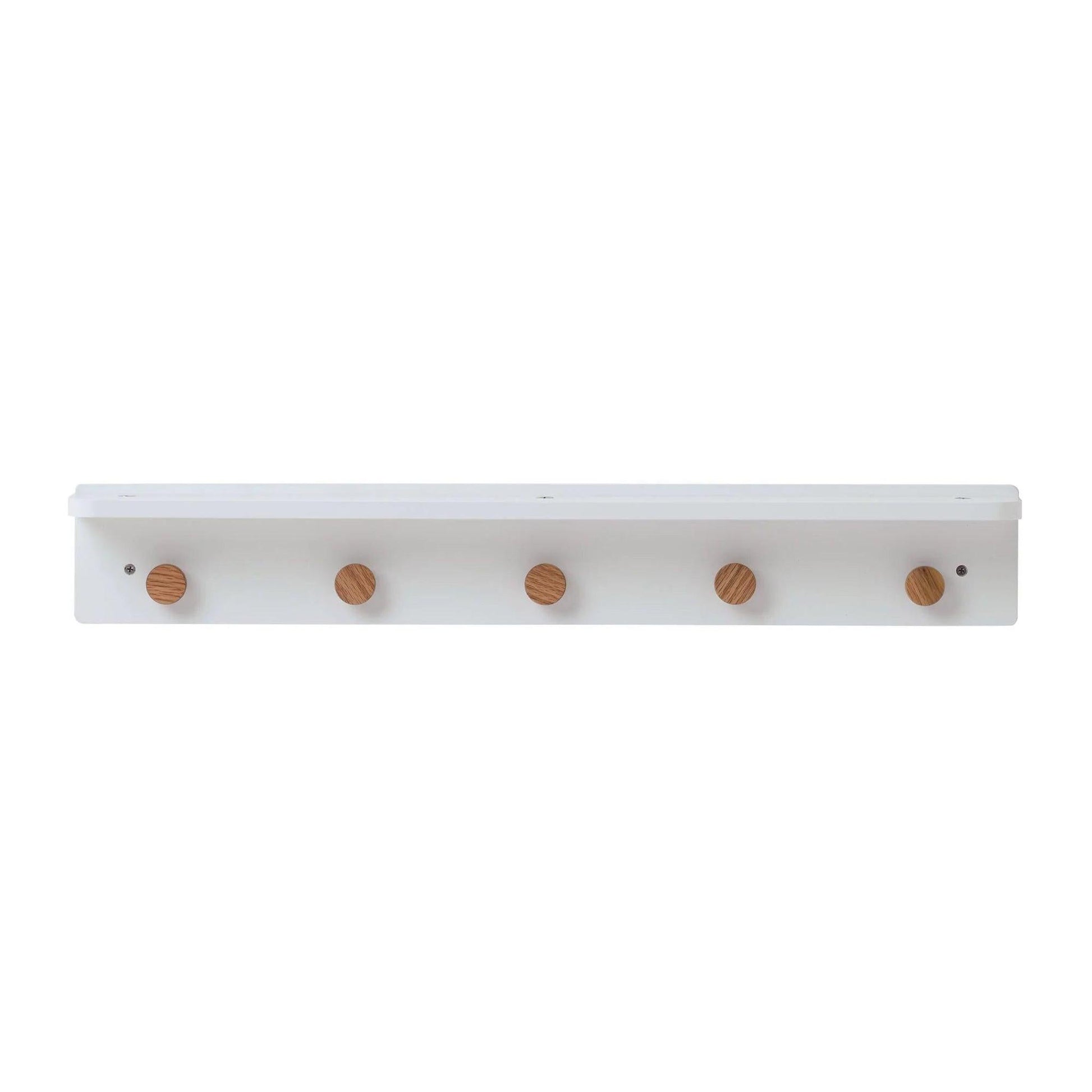 Obaby Orla Wall Shelf - White with Oak-Dreamy Nursery