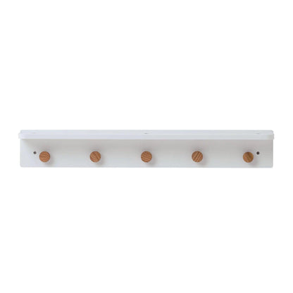 Obaby Orla Wall Shelf - White with Oak-Dreamy Nursery