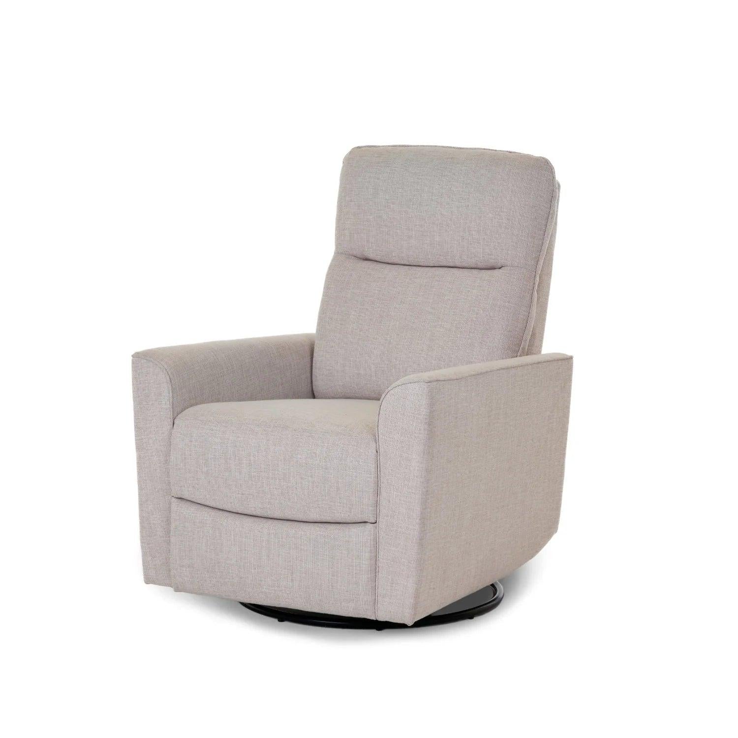 Obaby Savannah Swivel Glider Recliner Chair - Oatmeal-Dreamy Nursery