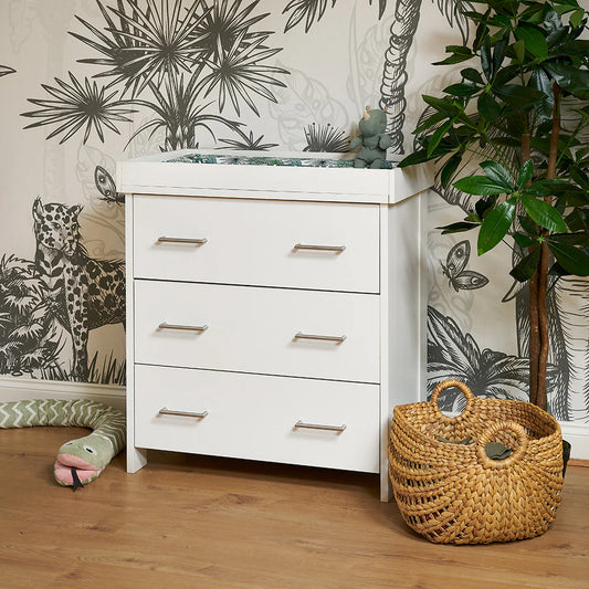 Obaby Nika Changing Unit - White Wash